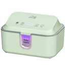 Chefhandy Baby Wipe Warmer, Wipe Warmer and Baby Wet Wipes Dispenser with UV Light Sanitizer,Baby Wipes Warmer for Babies,3 Heat Modes,Night Light,Heating Silence,Large Capacity Wipes Warmer (Green)