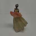 DiliComing Fairy Garden Statue Bird Feeder - 12 Inch Fairy Statue for Home Decoration, Resin Outdoor Statues for Garden Decoration, Best Bird Feeder Gift for Women(Yellow)