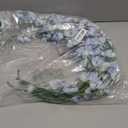 8PCS Blue Delphinium Artificial Flowers Larkspur Fake Flowers 33.5in Long Stem Faux Silk Flowers Bulk for Tall Vase for Home Wedding Floral Arrangement Centerpiece Table Decorations (Baby Blue)