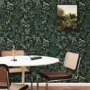 Dimoon Black and Green Leaf Wallpaper 236inch