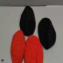 SWOOC Games - Replacement Balls for Giant Kick Darts - 2 Red and 2 Black (7-inch) - Inflatable Easy-Stick Balls - Giant Outdoor Games - Soccer Games - Giant Yard Games - Inflatable Soccer Dart Board