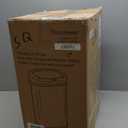 iTouchless 13 Gallon Sensor Kitchen Trash Can with Lid and Odor Filter, Stainless Steel Oval Automatic Trashcan for Home Office Bedroom Living Room Garage Large Capacity Slim Space-Saving Trash Bin (Brushed Silver)