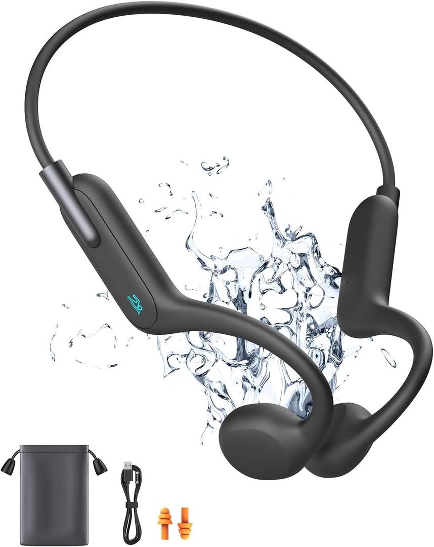 Swimming Headphones Running Headphones with Microphone Bluetooth Ear Buds