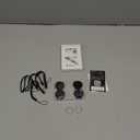 2025 Air Tracker Tags-4 Pack Bluetooth Tracker for Apple Find My app (iOS Only) Keys Finder, Smart Tag, Item Locator for Luggage, Backpack, Suitcases, Replaceable Battery (Black, 4 Pack)