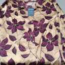 Wrinkle-Resistant Women Silky Button Down Shirts Fashion Printed Long Sleeve Blouse Dressy Casual Tops XXL