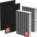 HPA100 Carbon Mixed Replacement Filter for HPA100 HRF-ARVP100 Series Air Purifi-er HPA100, HPA094, HPA101, HPA104, HPA105, HPA3100, HPA5100, 2 R Filter and 2 Activated Carbon Pre-Filter A, 2 Pack