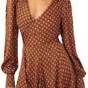 Free People womens It Takes Two Long Sleeve Mini Dress, Size S/M