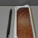 FRIADE 2-Tier Wall Mounted Floating Shelf with Two Roman column ,Decorative Display shelf for Entrance,Bathroom, Bedroom, Living Room, Kitchen,Office (Brown)