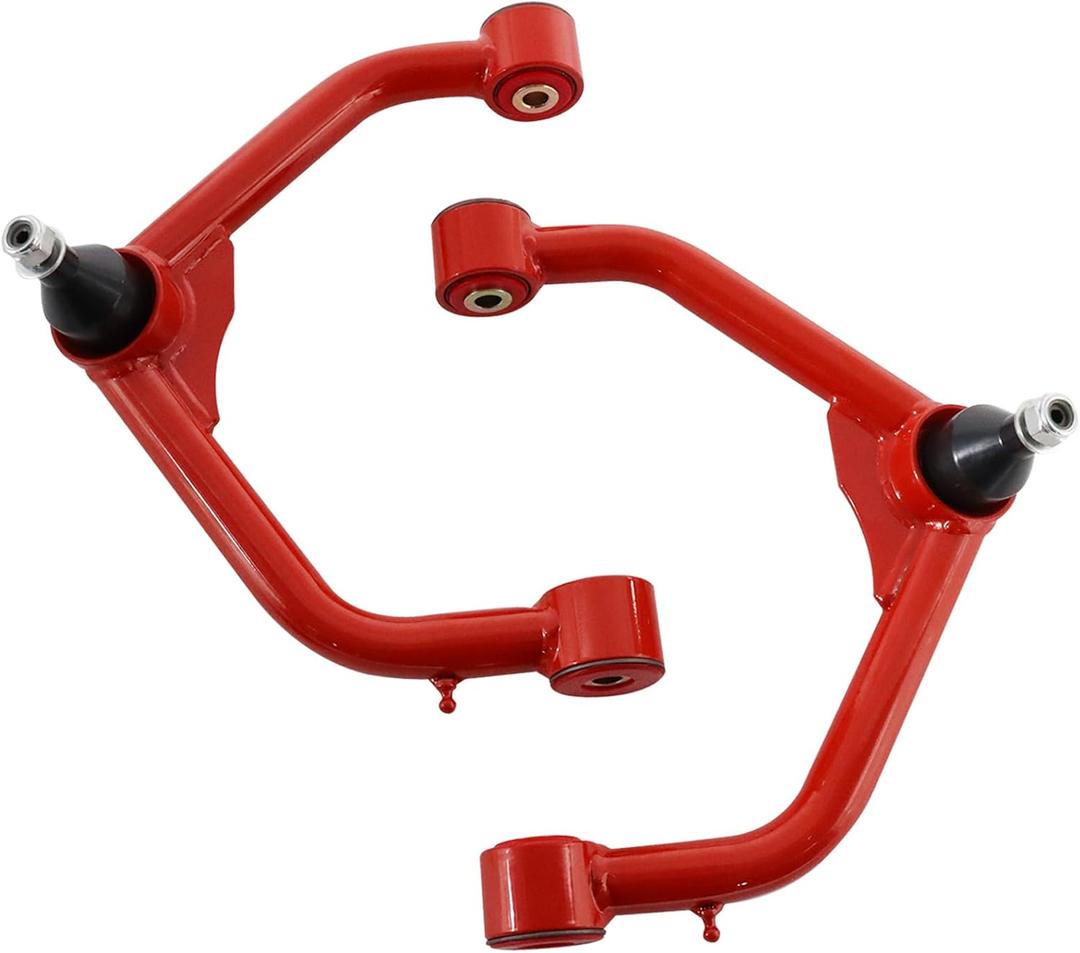 2-4" Front Upper Control Arm Lift For D-odge RAM 1500 2WD 4WD 3.6L 5.7L 2006-2022 Suspension Kit Adjustable Red Control Arms