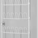 Whitmor 18-Pair Over The Door Shoe Rack, Unisex, White