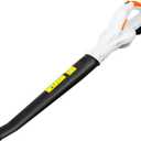 LIGO 20V Cordless Leaf Blower Battery Powered for Lawn Care, Patio, Blowing Leaves and Snow, Handheld Lightweight Including 2.0Ah Battery& Fast Charger