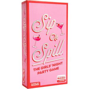 Sip or Spill Party Drinking Game Fun Summer Drinking Games for Parties, Outdoor & Pool Party Games, Adult Party Game for Groups, Travel-Friendly for Beach & Vacation Fun, Includes 200 Cards