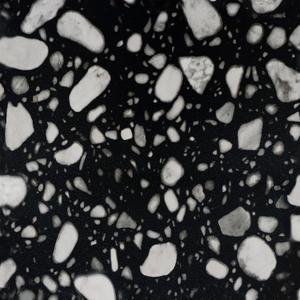 VaryPaper 20 Pack Black Terrazzo Peel and Stick Floor Tile 12" x 12" Self Adhesive Waterproof Vinyl Flooring Tiles Removable Stick on Floor Tiles for Bathroom Kitchen Basement Sticky Tiles for Floor