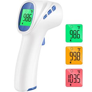 Forehead Thermometer for Adults and Kids, Digital Baby Thermometer with Fever Alarm, Fast Accurate Results, Home Medical & Nurse Essentials (White)