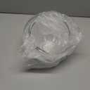 3 Pack Acrylic Salad Serving Bowls Angled Plastic Clear Bowl Thick Acrylic Candy Bowls for Party and Wedding, Clear Snack Bowl for Salad Chips Fruit Candy (3 Assorted Sizes)