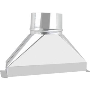 4-Inch Diameter Galvanized Transition for Rectangular to Round Duct,3-1/4-Inch x 10-Inch to 4-Inch, Galvanized Round Transition Connecting HVAC Duct Pipe Fittings