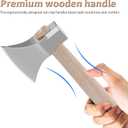 Premium Hornbeam Wood Hammer Handle Replacement 90cm Long,Suqare
