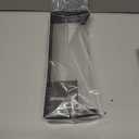 YIGII Black Paper Towel Holder Wall Mount - Under Cabinet Self Adhesive Paper Towel Rack for Kitchen, SUS-304 Stainless Steel (11.2 Inch)