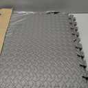 Performance Tool W88989 24-Inch X 24-Inch Protective Diamond Shape Anti-Fatigue Interlocking Floor Mat (24 Square Feet) , Grey