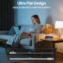 Cat 6 Flat Ethernet Cable 200 FT, UTP 10Gbps High-Speed Cat6 Ethernet Cable, Pure Copper Cat 6 Cable, Long Ethernet Cable for Home or Office Network Wiring, White