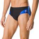 Speedo Men's Poly Mesh Square Leg Swimsuit (Black) 28