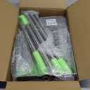 TOOGE Larger Pooper Scooper, Dog Pooper Scooper for Large Medium Small Dogs Heavy Duty Long Handle Metal Tray Rake Shovel Set for Yard Grass