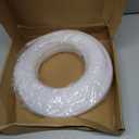 Nuanchu 100ft Polyethylene Tubing Wall Polyethylene Tubing Food Grade White Translucent Hose for Water, Beverage Pump, Homebrew, Brewing(3/8" Od, 1/4" Id, 0.062" Wall)