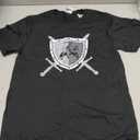 Knight Armor with Lions on The Breastplate Medieval Knight T-Shirt Large