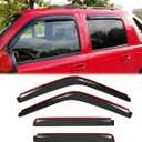 4pcs Original Side Window Wind Deflectors for 02-06 Avalanche/Suburban/Escalade EXT/Yukon XL 01-07 Silverado/Sierra 1500/2500/3500 Classic/Crew,Rain Guards,Window Visors for Cars,Vent Deflector 194355