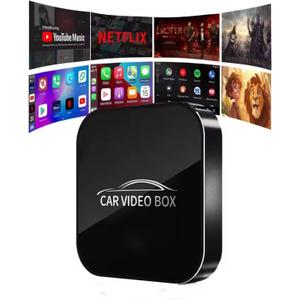 Wireless Carplay Adapter 5GHz WiFi Video Box, Support Netflix/YouTube/TF Card Suitable for Cars with CarPlay