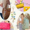 Highergo 922 Pcs Charms Lip Gloss Keychain Making Kit DIY Craft Supply Including 24 Keychain Clip 28 Extender Chain 208 Charms Jewelry Plier for Custom Bag Phone Crafting Jewelry Making Kit