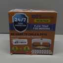 2 Pack Flea Traps for Inside Your Home, Indoor Flea Light, Bed Bug Killer with 8 Sticky Pads & 4 Light Bulb, Odorless Natural Insect Infestation Treatment Trap for Kid Pet (White Grey)