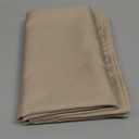 Biscaynebay Textured Fabric Square Tablecloths 54x54 Inches, Natural Water Resistant Spill Proof Table Cloth Washable Small Card Folding Table Covers for Dining, Kitchen, Wedding and Parties