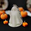 Middle Finger Ghost Luminous Miniature Resin Ghost Figurines Glow in The Dark, Fairy Garden Accessories Micro Landscape Ghost Statue for Outdoor Patio Lawn Yard Gardening Potted Decoration (1pc)