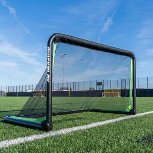 QuickPlay Rhino Folding Aluminum Soccer Goals for Coaching & Training 1-second fold-out setup, Pre-attached net, 50mm aluminum frame, Freestanding, Indoor, outdoor & grass, Small-sided games (4 x 2.5')