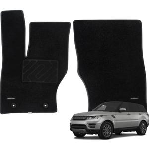 WENNEBIRD Superior Carpet Front Row Floor Mats for 2014-2022 Land Rover Range Rover Sport (L494), 0.5-Inch Ultra-Thick, Noise-Reducing, All-Weather Waterproof Anti-Slip  2-Pc Set