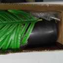 4ft 2pcs Large Artificial Plants Fake Palm Tree Tropical Palm Leaves Faux Palm Plants Tall Tree Indoor Real Touch Plastic Monstera Leaves for Home Garden Outdoor Office Decor (4ft/125cm-2pcs)