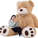 IKASA Giant Teddy Bear Plush Toy Stuffed Animals(Brown,78 inches)