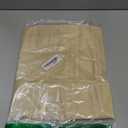 1 Pack Hanging Jewelry Organizer, 80 Clear Pockets earring organizer and storage, Accessories holder organizer for Closet, Jewelries, Necklace, Travel (Beige)