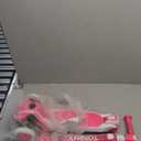 TONBUX Kids Scooter for Age 3-12, Toddler Scooter with 4 Adjustable Heights, Light Up 3-Wheels Scooter, Shock Absorption Design, Lean to Steer, Balance Training Scooter for Kids (Pink)