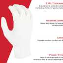 Radians Unisex Rwg9105 5 Mil Latex Disposable Industrial Grade Glove