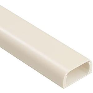 Cable Hider Raceway Kit, 68in Wire Hiders for TV on Wall, Paintable Cord Cover Channel, Cord Hider for Wall Mounted TV in Home Office, 4X L17in X W0.95in X H0.47in, Beige (Large)