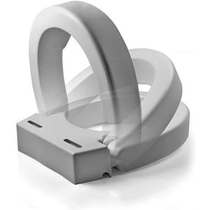 Maddak Inc. Maddak Hinged Elevated Toilet Seat, Standard (725711000), White