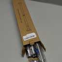 TEECK Shower Curtain Rod, 32-80 inch Adjustable Spring Tension Curtain Rod, Never Rust Anti-Slip Shower Curtain Rod for Bathroom, No Drilling, Never Collapse, Easy to Use, Silver