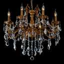 Crystal Chandeliers Contemporary Chandelier Island Lighting 8 Lights Candle Pendant Ceiling Light Fixture for Dining Room Living Room Kitchen Bedroom Hallway Entry D27.6