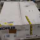 Riverby 27" Undermount Single Basin Cast Iron Kitchen Sink with Basin Rack and Cutting Board (White)