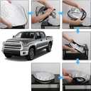 2 x D-Lumina Windshield Sun Shade - Compatible with Toyota Tundra (Limited, SR5, Platinum, TRD Pro) 2007-2021 - Upgraded 3 Layers 240T Material, Foldable Front Window Sun Shield Protector