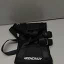 Airplane Foot Hammock, No Collapse Foot Rest for Plane Travel with Extended Adjustment Strap, Portable Desk Foot Hammock with Thickened Foam, Foot Sling Travel Essentials to Relax Your Feet (1 Pc Black)