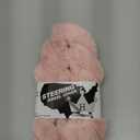 Carbella Twisted Fur Soft Pink Steering Wheel Cover, Standard 15 Inch Size Fits Most Vehicles, Fuzzy Fluffy Car Steering Cover with Soft Faux Fur Touch, Car Accessories for Women