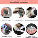 HiDREAM Cat Cone Collar,Cute Waterproof Elizabethan e Collar for Cats,Anti-Bite Lick Wound Healing Safety Cat Recovery Collar,All-Season Style (Pink, M)